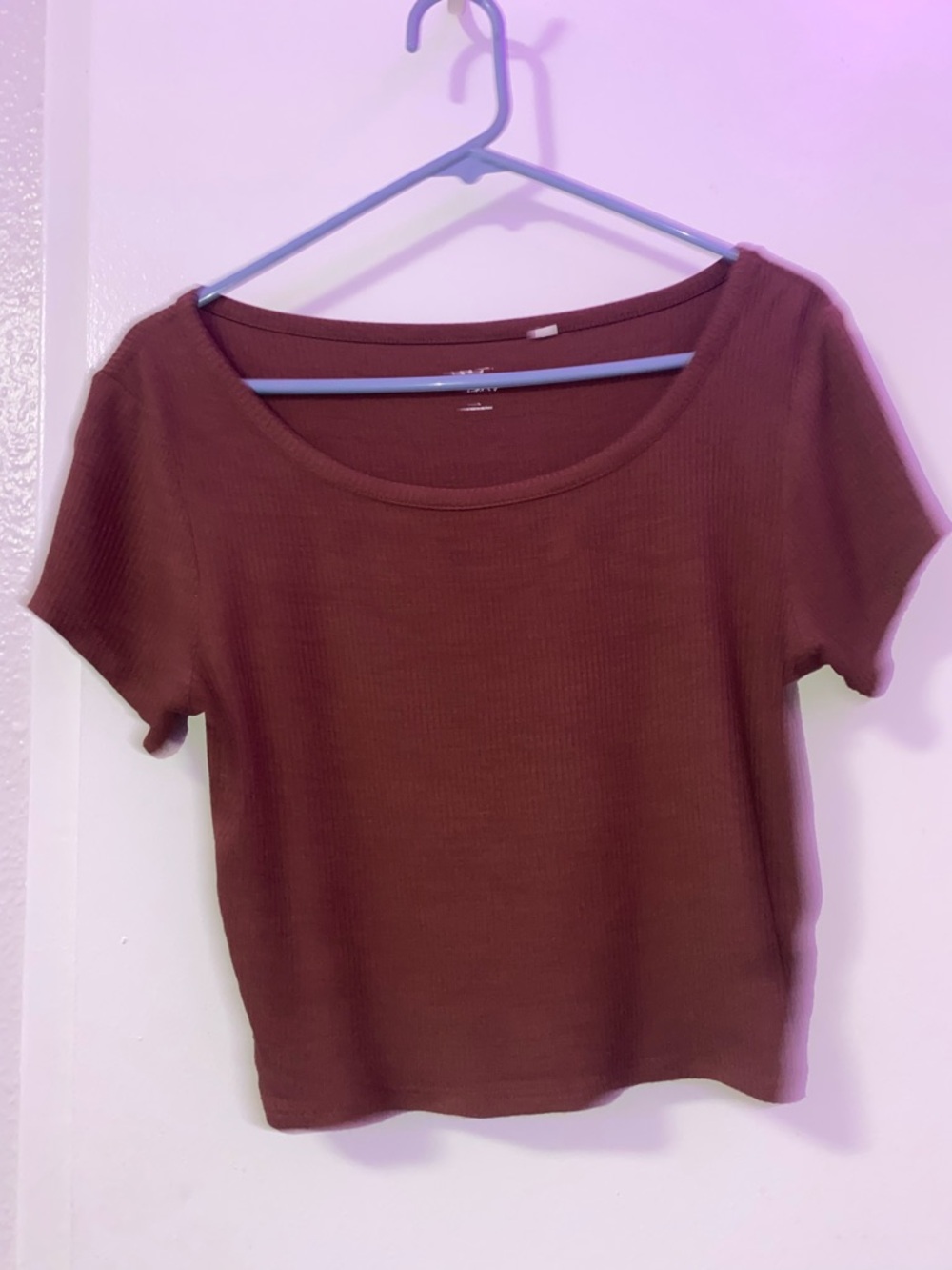 burnt orange pacsun crop top